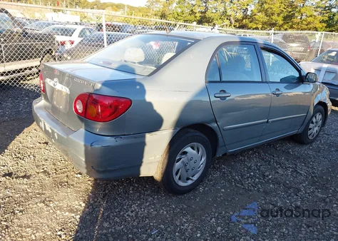 2004 Toyota Corolla Le из США, поврежденный, VIN 2T1BR32E84C263714